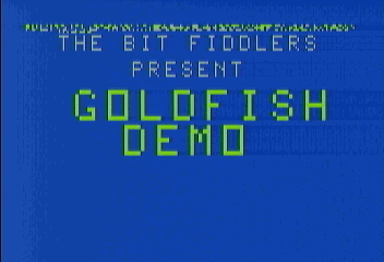 Goldfish Demo (Bally BASIC) Title Screen